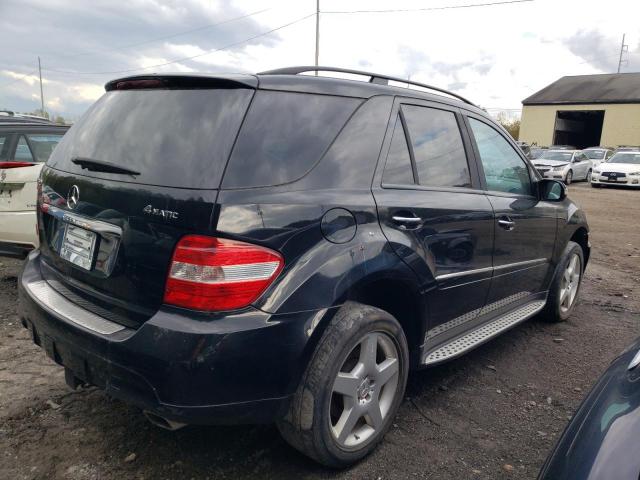 4JGBB72EX8A346319 - 2008 MERCEDES-BENZ ML 550 BLACK photo 3