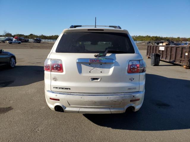 1GKKVTED3BJ290341 - 2011 GMC ACADIA DENALI WHITE photo 6