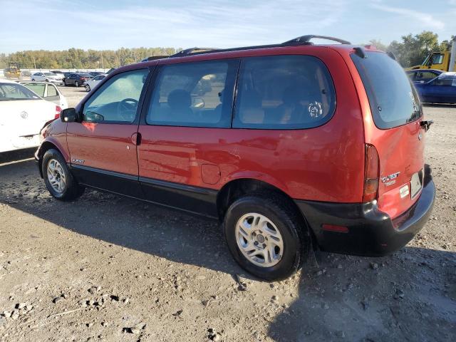 4N2DN1118VD836894 - 1997 NISSAN QUEST XE MAROON photo 2