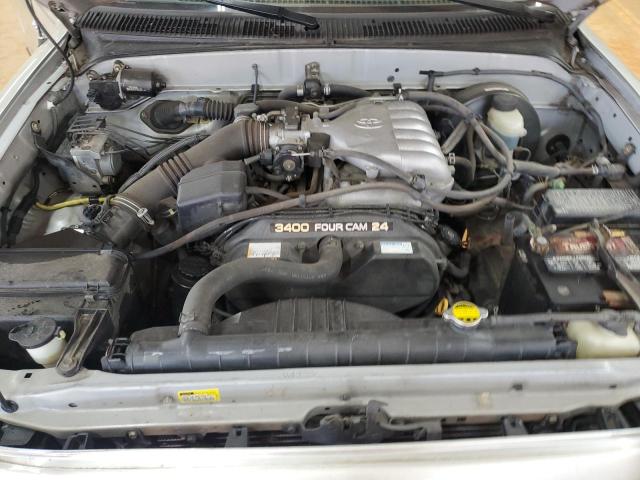 5TESN92N43Z220494 - 2003 TOYOTA TACOMA XTRACAB PRERUNNER Plata foto 11