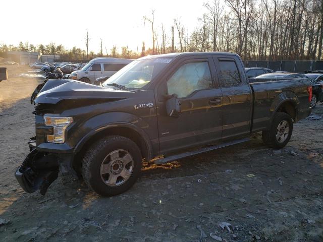 1FTEX1CP0GFC17846 - 2016 FORD F150 SUPER CAB GRAY photo 1