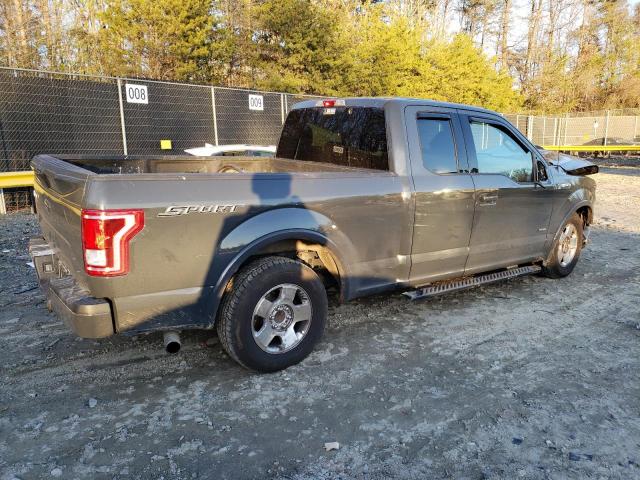 1FTEX1CP0GFC17846 - 2016 FORD F150 SUPER CAB GRAY photo 3