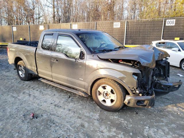 1FTEX1CP0GFC17846 - 2016 FORD F150 SUPER CAB GRAY photo 4