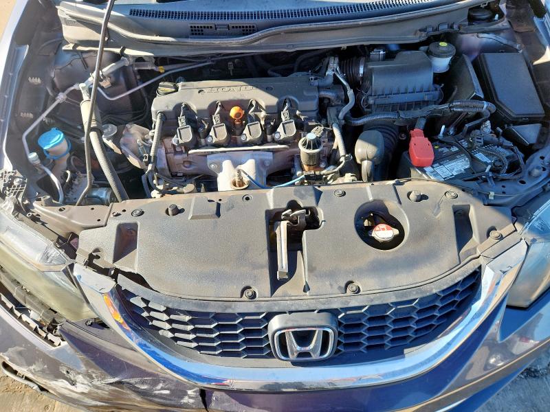 19XFB2F51FE091413 - 2015 HONDA CIVIC LX GRAY photo 11