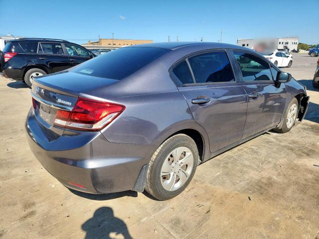 19XFB2F51FE091413 - 2015 HONDA CIVIC LX GRAY photo 3