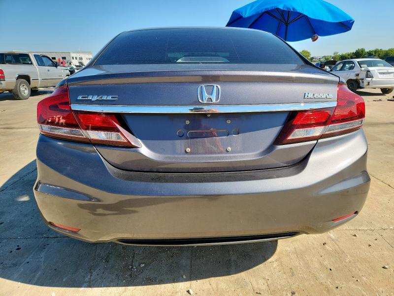 19XFB2F51FE091413 - 2015 HONDA CIVIC LX GRAY photo 6