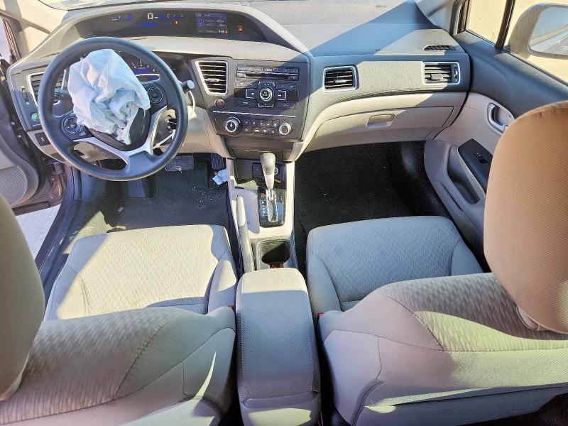 19XFB2F51FE091413 - 2015 HONDA CIVIC LX GRAY photo 8