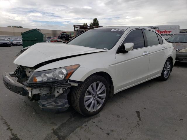 1HGCP3F87BA007131 - 2011 HONDA ACCORD EXL WHITE photo 1