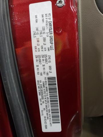 2C4RC1BG3ER423036 - 2014 CHRYSLER TOWN & COU TOURING 勃艮第红 照片 13