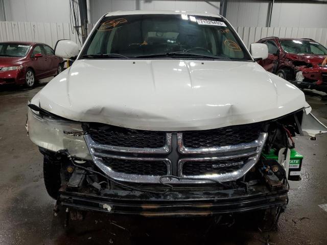 3D4PG7FG6BT500244 - 2011 DODGE JOURNEY R/T WHITE photo 5