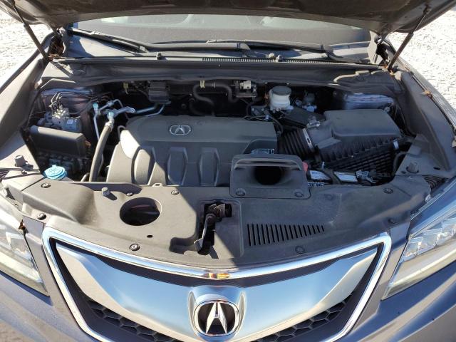 5J8TB4H76HL011547 - 2017 ACURA RDX ADVANCE GRAY photo 12