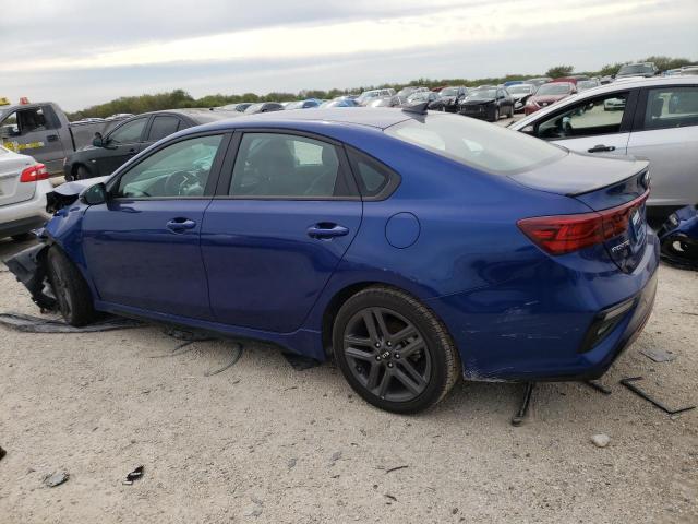 3KPF34AD6ME322603 - 2021 KIA FORTE GT LINE BLUE photo 2