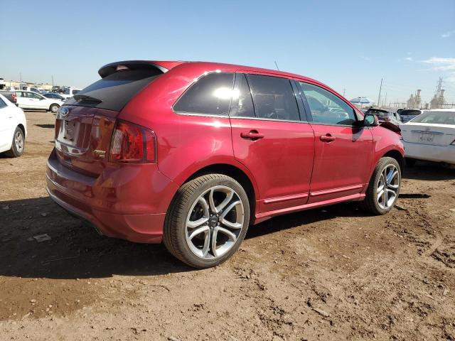 2FMDK4AK5EBA29868 - 2014 FORD EDGE SPORT RED photo 3