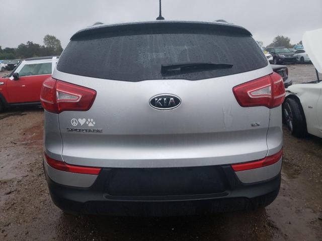 KNDPC3A21C7328062 - 2012 KIA SPORTAGE EX SILVER photo 6