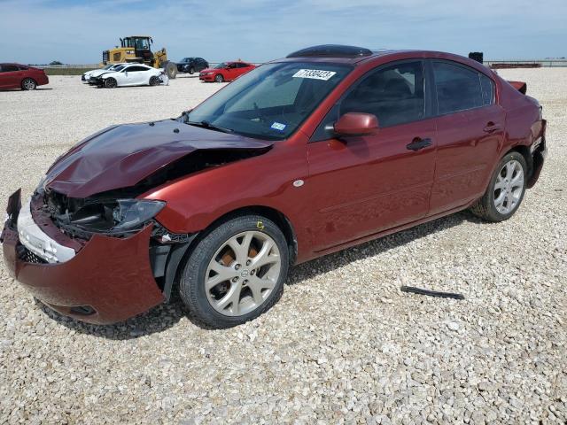 JM1BK32FX81112929 - 2008 MAZDA 3 I RED photo 1