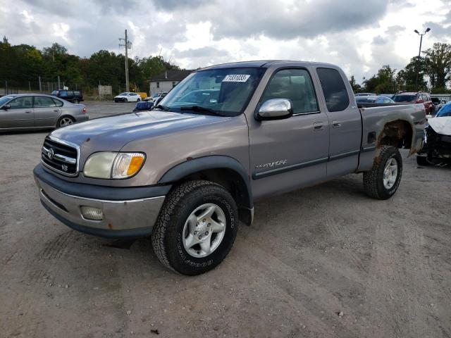 5TBBT4411YS107327 - 2000 TOYOTA TUNDRA ACCESS CAB GRAY photo 1