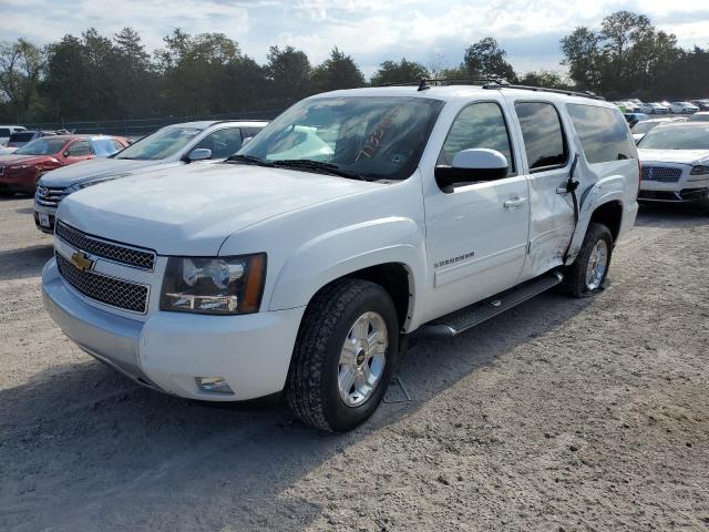 1GNSKJE76DR203661 - 2013 CHEVROLET SUBURBAN K1500 LT WHITE photo 1