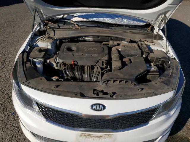 5XXGT4L30HG141616 - 2017 KIA OPTIMA LX WHITE photo 11