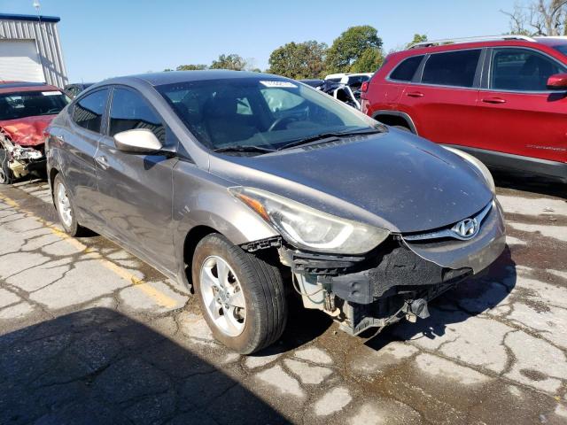 5NPDH4AE1EH520326 - 2014 HYUNDAI ELANTRA SE GRAY photo 4