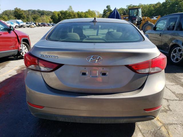 5NPDH4AE1EH520326 - 2014 HYUNDAI ELANTRA SE GRAY photo 6