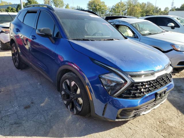 5XYK6CAF3PG049175 - 2023 KIA SPORTAGE X LINE BLUE photo 4