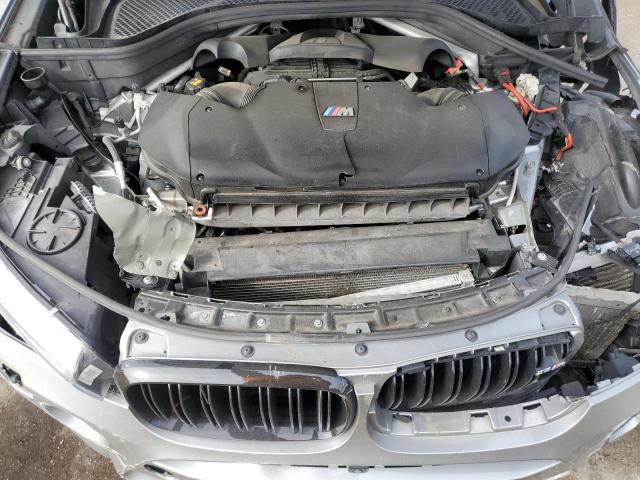 5YMKT6C56G0R78045 - 2016 BMW X5 M GRAY photo 12