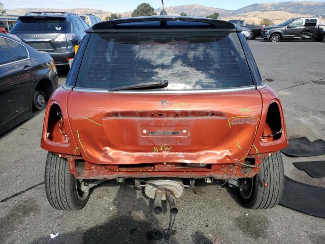 WMWSV3C53DT393447 - 2013 MINI COOPER S ORANGE photo 6