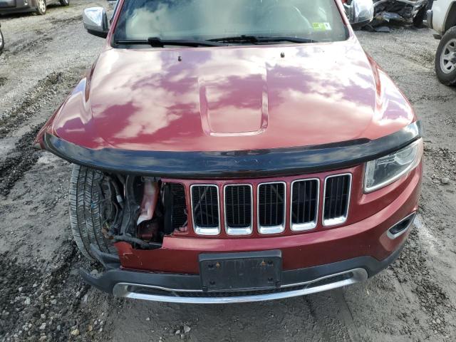 1C4RJFBG5EC210844 - 2014 JEEP GRAND CHER LIMITED RED photo 12