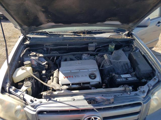 JTEEP21A940058307 - 2004 TOYOTA HIGHLANDER GRAY photo 12