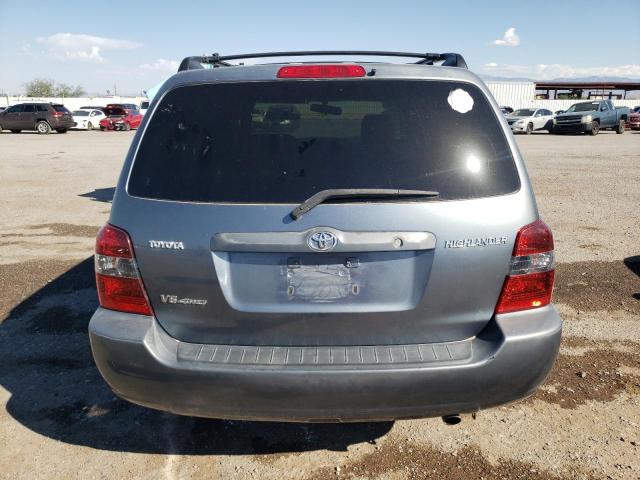 JTEEP21A940058307 - 2004 TOYOTA HIGHLANDER GRAY photo 6