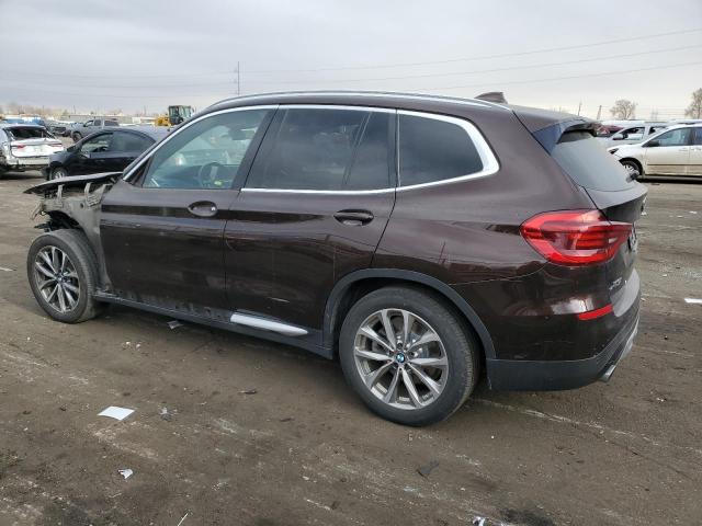 5UXTR9C53KLP95785 - 2019 BMW X3 XDRIVE30I MAROON photo 2