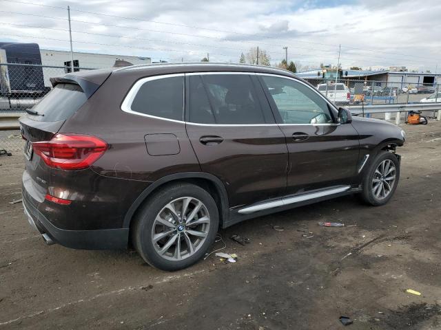 5UXTR9C53KLP95785 - 2019 BMW X3 XDRIVE30I MAROON photo 3