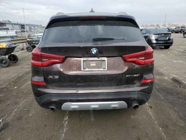 5UXTR9C53KLP95785 - 2019 BMW X3 XDRIVE30I MAROON photo 6