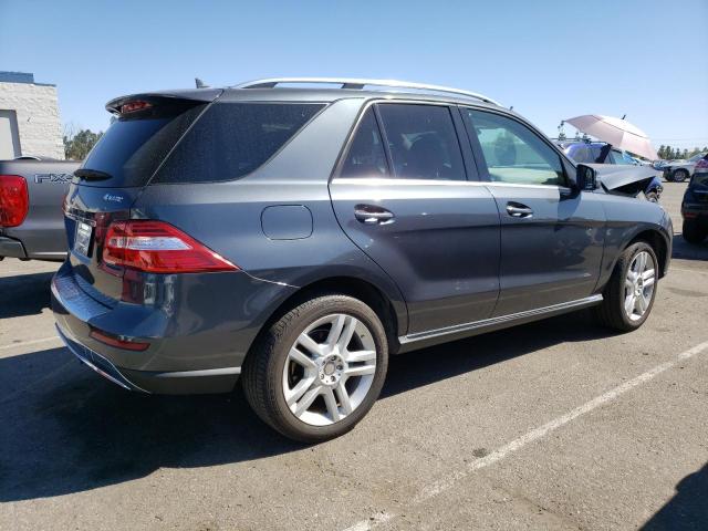 4JGDA5HBXEA434215 - 2014 MERCEDES-BENZ ML 350 4MATIC GRAY photo 3
