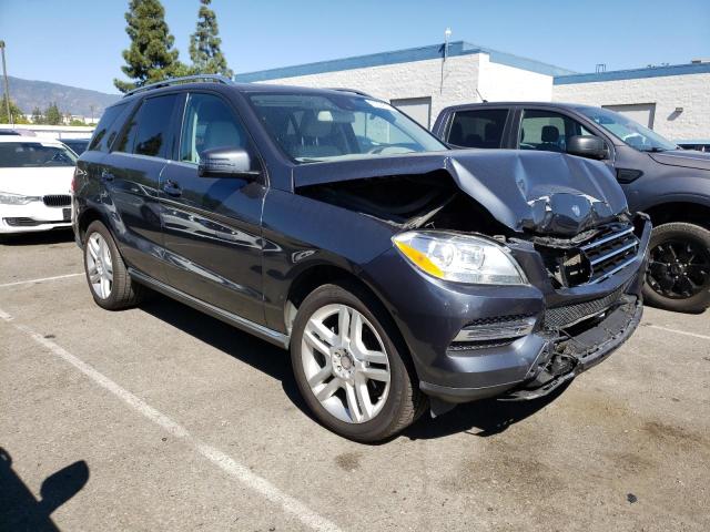4JGDA5HBXEA434215 - 2014 MERCEDES-BENZ ML 350 4MATIC GRAY photo 4