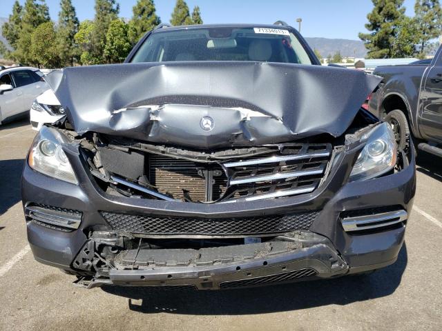 4JGDA5HBXEA434215 - 2014 MERCEDES-BENZ ML 350 4MATIC GRAY photo 5