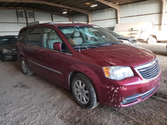 2C4RC1BG6FR675400 - 2015 CHRYSLER TOWN & COU TOURING RED photo 4