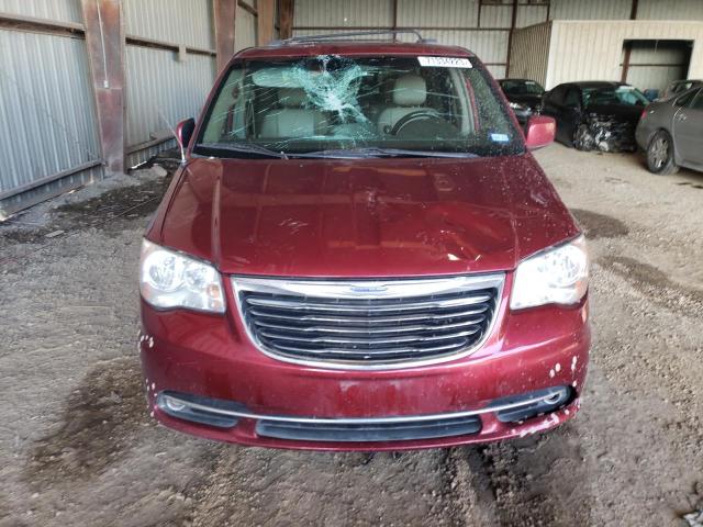 2C4RC1BG6FR675400 - 2015 CHRYSLER TOWN & COU TOURING RED photo 5