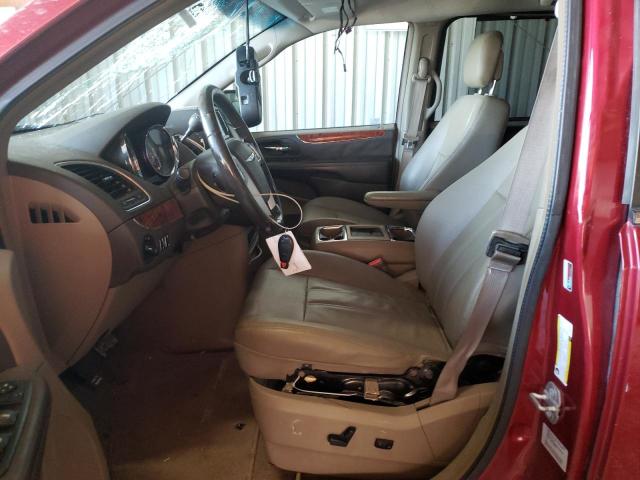 2C4RC1BG6FR675400 - 2015 CHRYSLER TOWN & COU TOURING RED photo 7