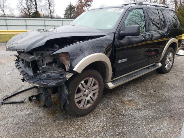 1FMEU74E37UB83059 - 2007 FORD EXPLORER EDDIE BAUER BLACK photo 1