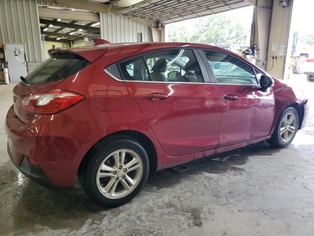 3G1BE6SM4JS593491 - 2018 CHEVROLET CRUZE LT RED photo 3