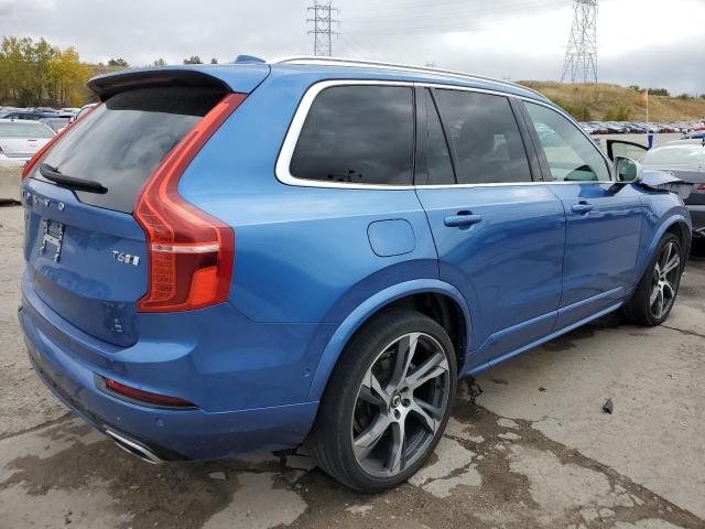 YV4A22PM1K1489666 - 2019 VOLVO XC90 T6 R-DESIGN BLUE photo 3