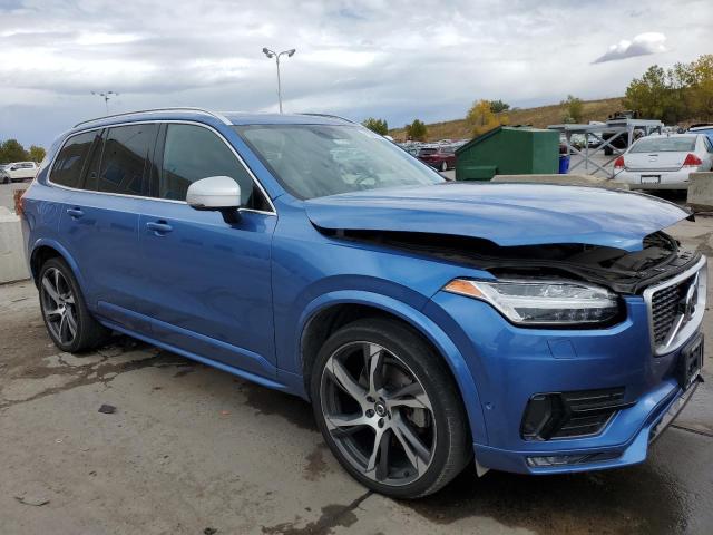 YV4A22PM1K1489666 - 2019 VOLVO XC90 T6 R-DESIGN BLUE photo 4