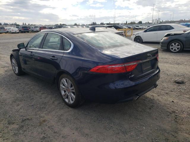 SAJBD4BV5GCY20615 - 2016 JAGUAR XF PREMIUM BLUE photo 2