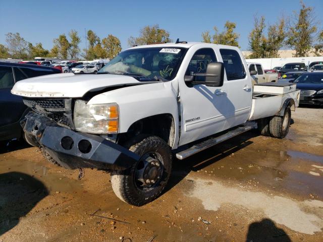 1GC4K1C83EF108734 - 2014 CHEVROLET SILVERADO K3500 LTZ WHITE photo 1