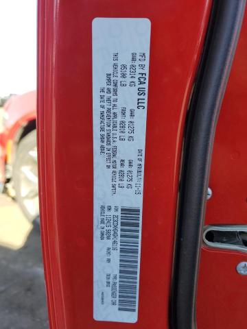 2C3CDXHG4GH146116 - 2016 DODGE CHARGER SXT RED photo 12