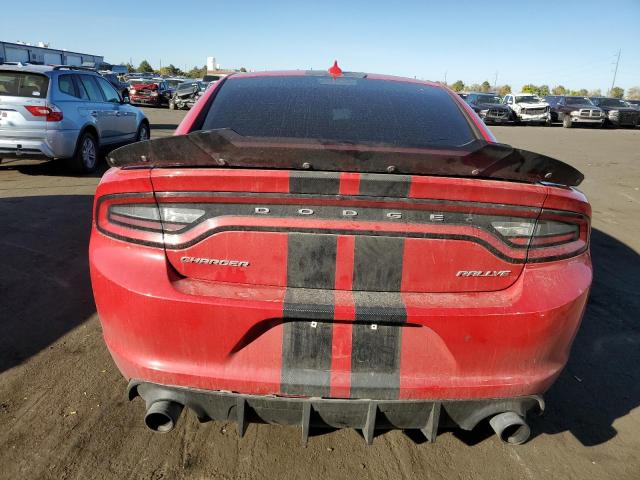 2C3CDXHG4GH146116 - 2016 DODGE CHARGER SXT RED photo 6