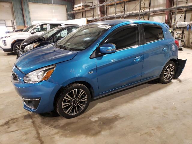 ML32A5HJ1KH006395 - 2019 MITSUBISHI MIRAGE LE BLUE photo 1