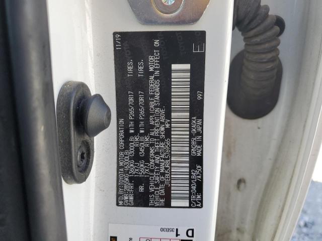 JTEBU5JR8L5769565 - 2020 TOYOTA 4RUNNER SR5/SR5 PREMIUM 白色 照片 13