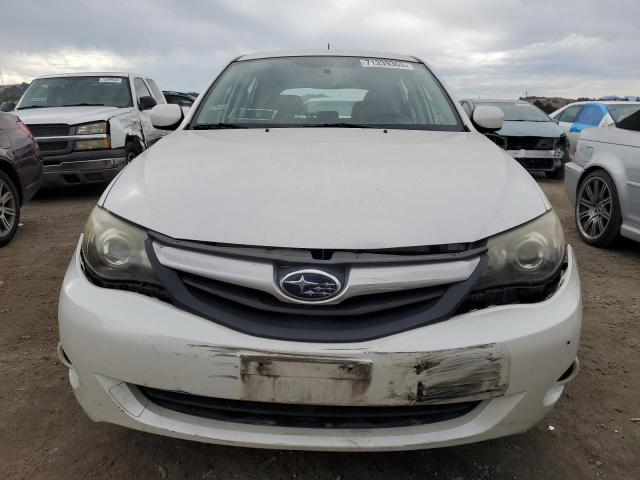 JF1GH6A62AH805164 - 2010 SUBARU IMPREZA 2.5I WHITE photo 5